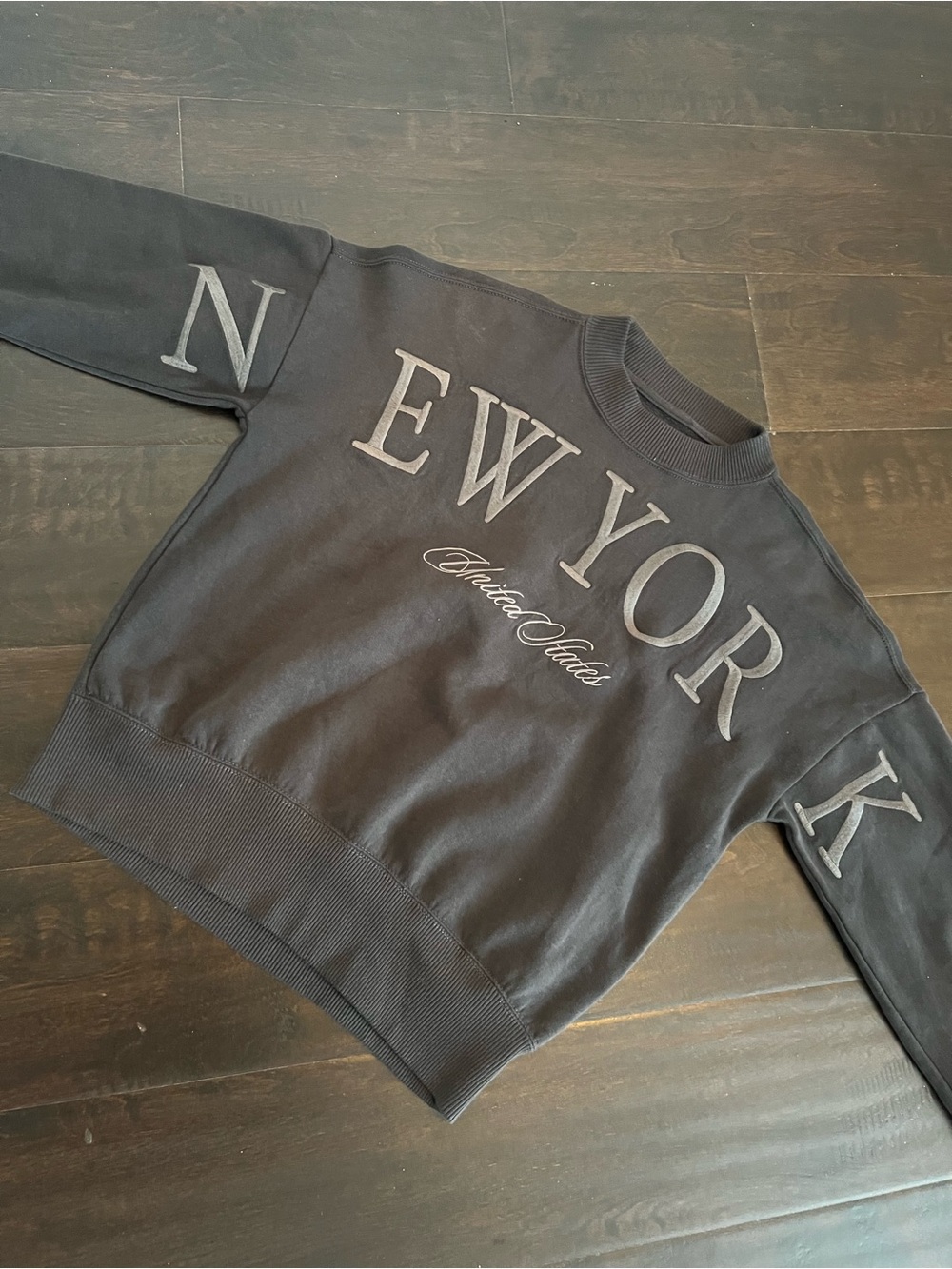 abercrombie kids NEW YORK Crewneck Sweater - dark grey